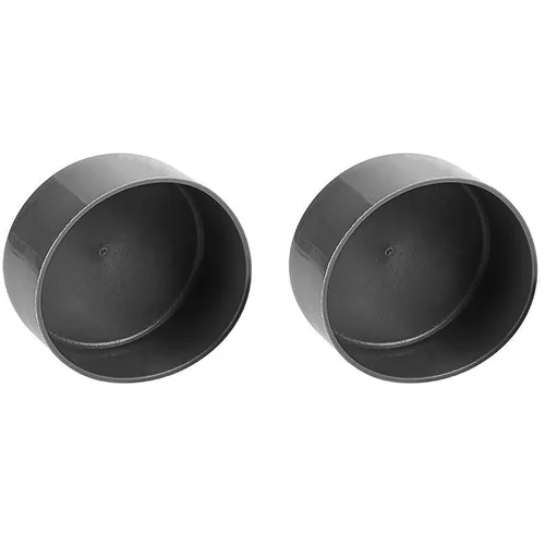 Vista 6 de FDXGYH 4 piezas de barras de rodamiento de 1.98 pulgadas, tapas negras de goma, cubiertas de polvo para buje de rueda de remolque, protector