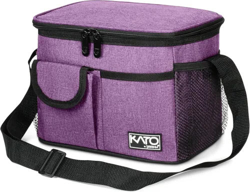 Vista 17 de Tirrinia Bolsa de Almuerzo Aislada para Mujeres y Hombres, Contenedores de Caja de Almuerzo a Prueba de Fugas para Adultos, Trabajo, Escuela