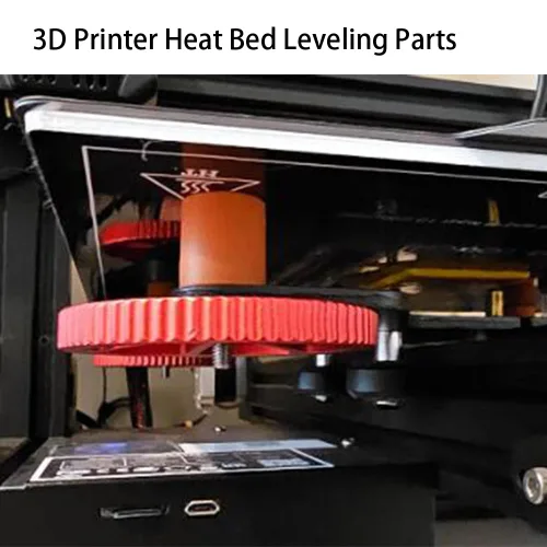 Vista 8 de Kit de nivelación de cama de impresora 3D, 5 espaciadores de cama de silicona Ender 3 y 4 tuercas de nivelación de cama Ender 3 S1/Ender 3, Ender 3