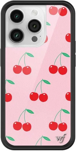 Vista 39 de Wildflower Carcasas – Compatible con iPhone 14 Pro Protector negro parachoques, certificado de prueba de caída de 6.5 pies, propiedad de mujeres