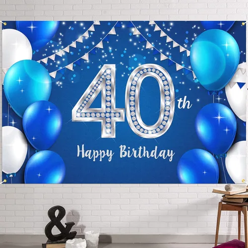 Vista 26 de HAMIGAR Fondo de pancarta de feliz cumpleaños número 10 de 6 x 4 pies, decoraciones de cumpleaños de 10 años, suministros de fiesta para niñas