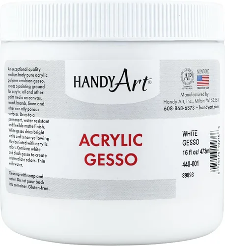 Vista 9 de Handy Art Estudiante acrílico 16 onzas, gesso negro
