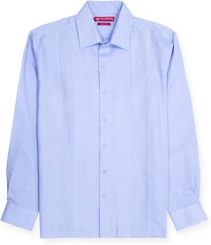 Vista 2 de Manchester Guayabera - Camisa de manga larga para hombre, ajuste regular