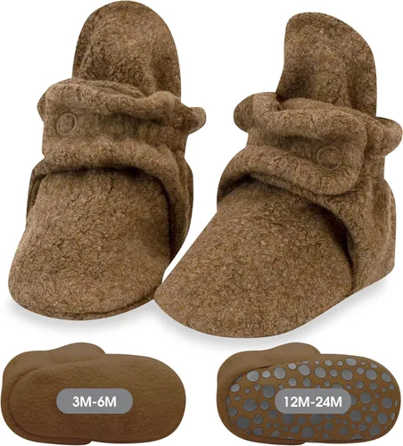 Vista 14 de Zutano Botines de forro polar unisex para bebé, con cierre de dos broches, de recién nacido a 24 meses Rosa bebé