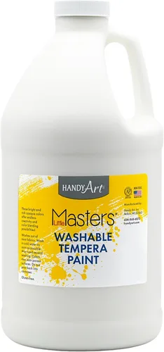 Vista 35 de Handy Art Little Masters - Pintura lavable, 16 onzas, color negro Bright & Mixable, High Opacity, Washable Colors for Classroom, Students, Kids