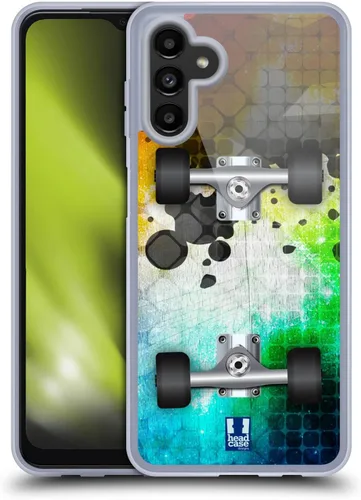 Vista 11 de Head Case Designs Flight Skateboards Gel Case [Military Grade Protection] Compatible with Samsung Galaxy A13 5G (2021)