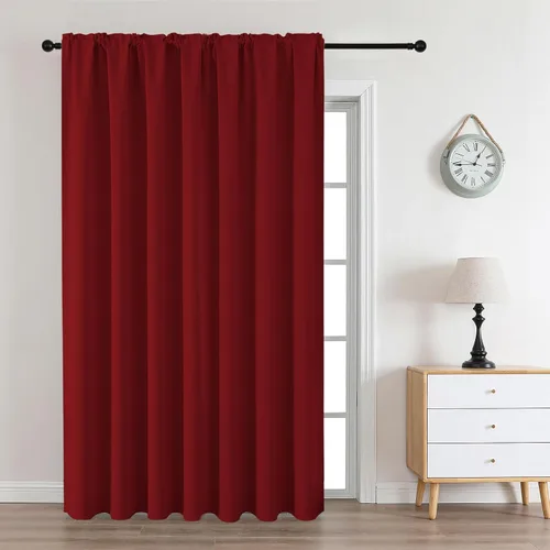 Vista 36 de CUCRAF - Cortinas opacas beige de 45 pulgadas, juego de 2 paneles con bolsillo para barra, cortinas para oscurecer dormitorios y sala de estar