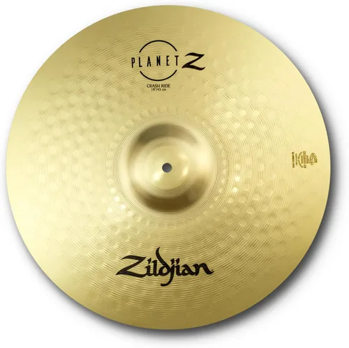 Vista 11 de Zildjian ZP4PK Planet Z - Paquete completo de platillos de 14/16/20 pulgadas Crash and Ride Included, Drum Set Starter Kit for New Players, Bright