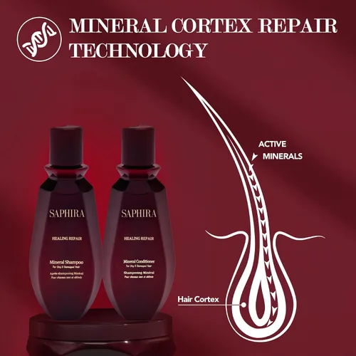 Vista 5 de Saphira Healing Repair Shampoo & Conditioner Duo