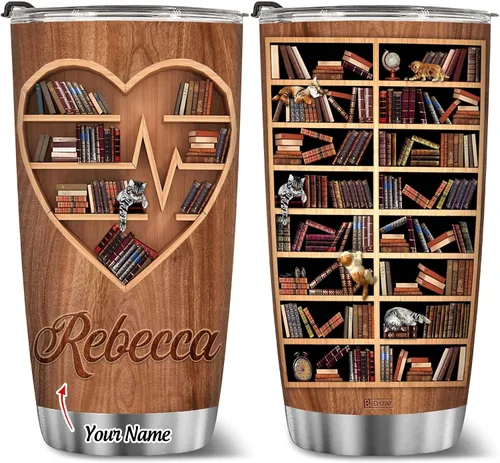 Vista 16 de BECHUSKY Vaso de recursos humanos personalizado de regalo para mujeres, hombres, papá, mamá, nombre personalizado, decoración divertida de oficina