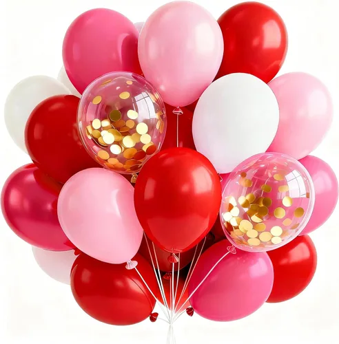 Vista 14 de PartyWoo Globos negros y dorados, 66 globos de 12 pulgadas color negro mate cromado metálico dorado para graduación, baby shower, cumpleaños, Año
