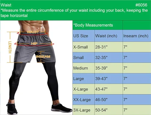 Vista 3 de NELEUS Pantalones cortos deportivos ligeros de entrenamiento con bolsillos para hombre