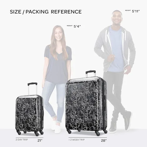 Vista 2 de AMERICAN TOURISTER Disney - Equipaje rígido con spinners Mickey Mouse Scribbler Multiface Equipaje duro con spinners de Disney