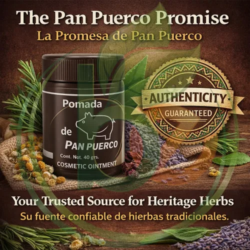 Vista 2 de Pomada de Pan Puerco (Ungüento Cosmético) 1.41 oz - Espinen - Hecho en México