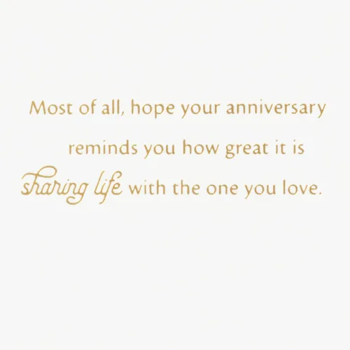 Vista 4 de Tarjeta de aniversario de Hallmark para pareja (Momentos perfectos)