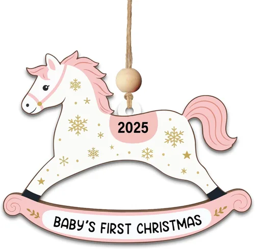 Vista 11 de Adornos de Navidad Familiares 2025, Nuestro Primer Adorno de Navidad como Familia de 3, Adorno de Árbol de Navidad, Adornos de Primer Navidad