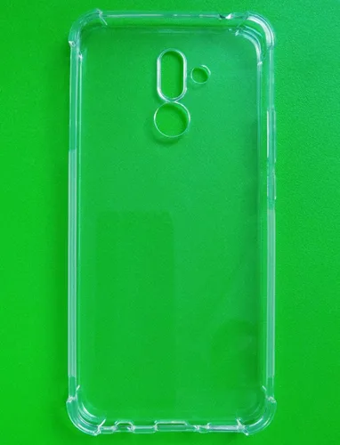 Vista 3 de USTIYA Funda para Huawei Mate 20 Lite Clear TPU Cuatro Esquinas Funda Protectora Transparente Suave Funda