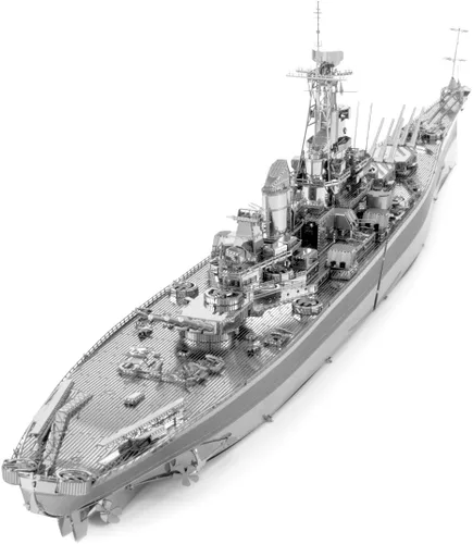 Vista 4 de Fascinations Metal Earth Serie Premium USS Missouri (BB-63) Kit de modelo de metal 3D