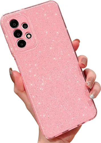 Vista 36 de MINSCOSE Funda compatible con Samsung Galaxy A14 5G, bonita funda delgada con purpurina fina, a prueba de golpes, de TPU para mujeres y niñas