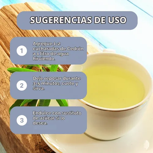 Vista 4 de Hanan Peruvian Secrets Cedron Verbena de limón 100% natural