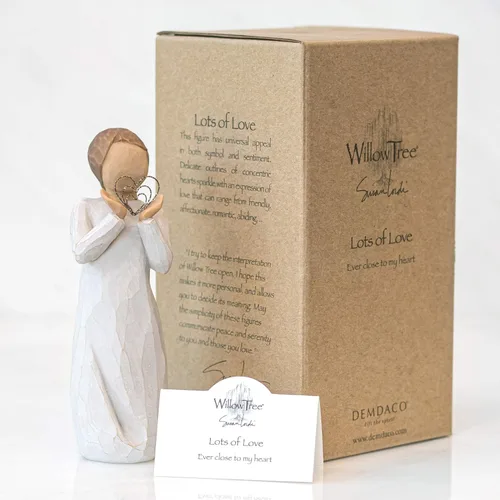 Vista 6 de Willow Tree Lots of Love, figura esculpida pintada a mano