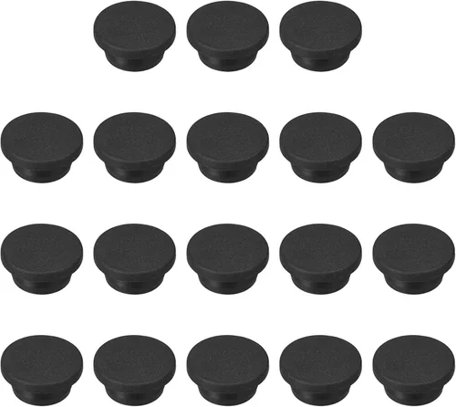 Vista 227 de MECCANIXITY - Tapones de silicona en forma de T (26mm, 1 pulgada de diámetro), color negro