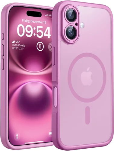 Vista 209 de TOCOL Funda para iPhone 11, compatible con Magsafe, protección completa de cámara, imanes integrados, protección contra caídas, funda translúcida