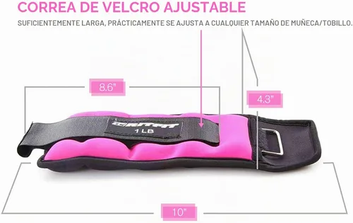 Vista 3 de RitFit Adjustable Ankle Weights for Women & Men