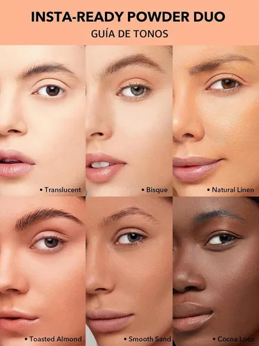 Vista 3 de SHEGLAM Polvo Facial Insta-Ready Polvo Suelto para Ajuste Bajo los Ojos - Bisque