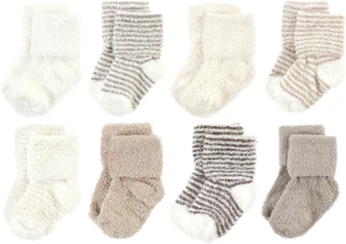 Vista 88 de Hudson Baby - Calcetines de algodón para bebés recién nacidos y Terry para niñas bebés