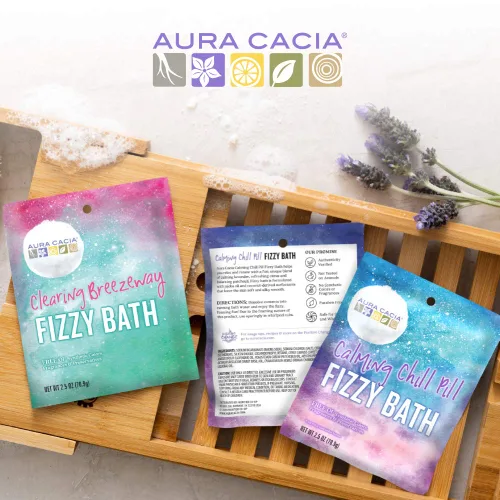Vista 7 de Aura Cacia Clearing Breezeway - Baño con gas GC/MS probado para pureza 2.5 oz (70.9g)