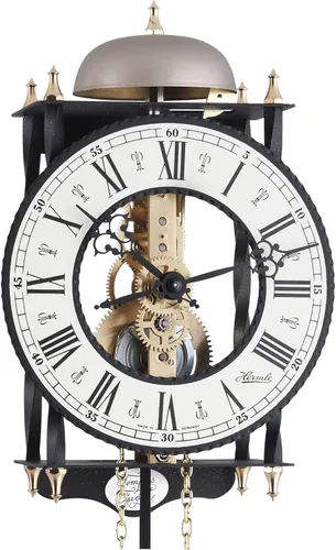 Vista 2 de Hermle Reloj de pared clásico con cadena de 8 días con campana en la hora-70503-000701