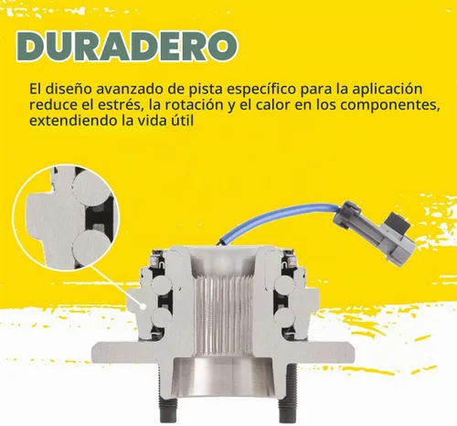 Vista 6 de Moog 513179 de rodamientos de rueda y hub Asamblea