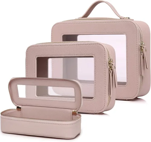 Vista 82 de Bolsa de maquillaje transparente (negro L)