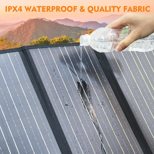 Vista 9 de Estación de energía portátil de 300 W 260 Wh Generadores solares al aire libre Paquete de batería de litio móvil Salida de 110 V Banco de energía