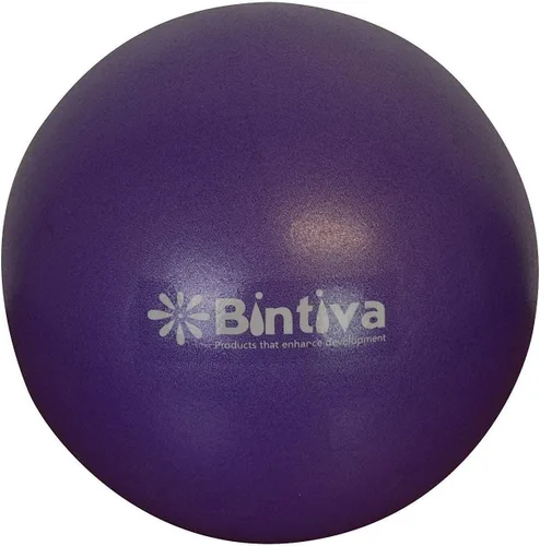 Vista 3 de bintiva Mini pelota de pilates de 7-9 pulgadas de estabilidad utilizada para ejercicio, yoga, pilates y terapia