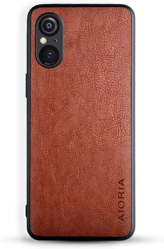 Vista 20 de AIORIA Funda protectora completa para Sony Xperia 1 IV, 6.5 pulgadas Premium PU Leather Cover Retro Business Design Full Protective Case para Sony