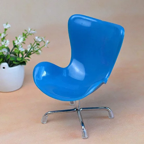 Vista 4 de Silla de erizo mini asiento giratorio de plástico, juguetes para animales pequeños, decoración de hábitat, accesorios de jaula, suministros