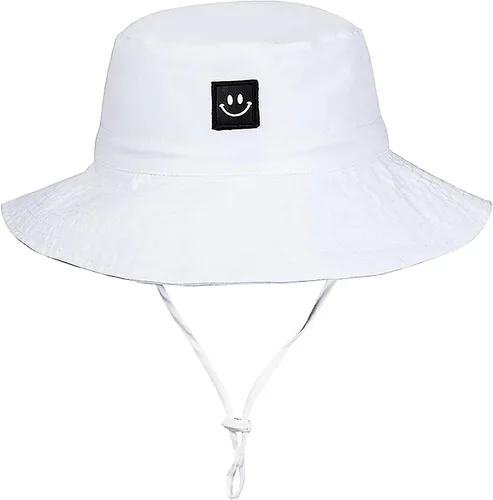 Vista 13 de 55cube Sombrero de sol para bebés y niños pequeños UPF 50+ con correa para 1 paquete de malva polvoriento