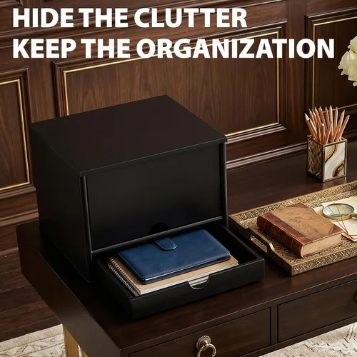 Vista 5 de Simply Put 4720-5 - Organizador de escritorio con 4 estantes, color negro