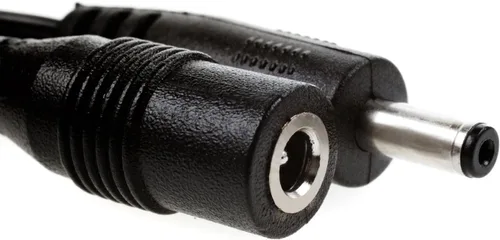 Vista 2 de EShine, cable de extensión, macho a hembra, para LED bajo el gabinete con gancho para cable para una cómoda instalación Negro