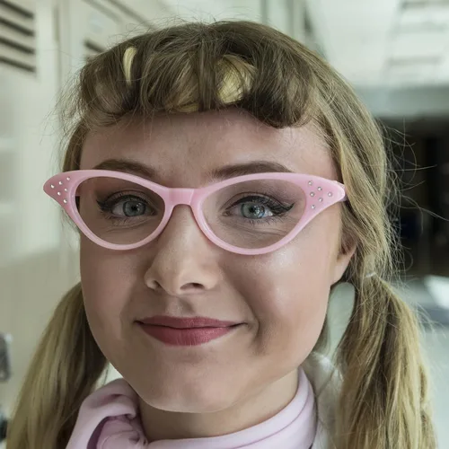 Vista 3 de Hip Hop 50s Compra gafas de diamantes de imitación para mujer con ojo de gato