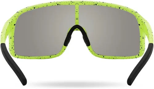 Vista 2 de TYR Gafas de sol Viejo HTS unisex, azulverde fluorescente, talla única, Azulverde fluorescente