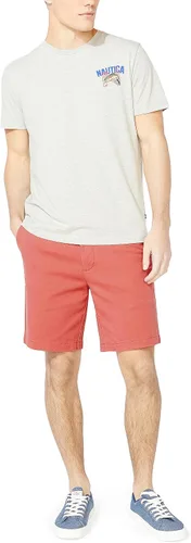 Vista 4 de Nautica Pantalón corto de cubierta Nautica 8.5" para hombre
