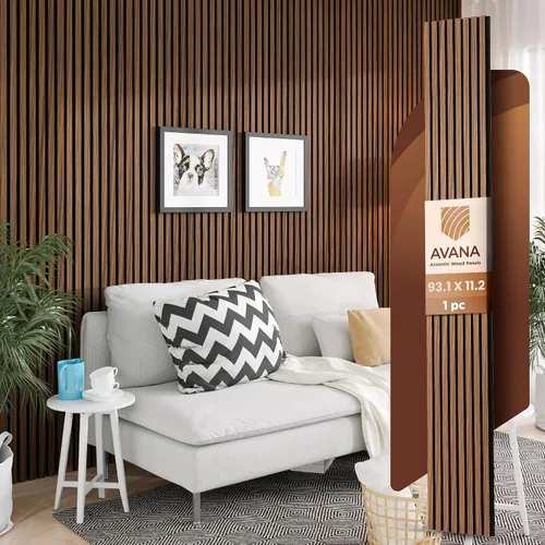 Vista 47 de Paquete de Muestras de Color de Paneles de Pared Acústicos Avana - Paneles de Madera Premium para Decoración de Paredes - Insonorización