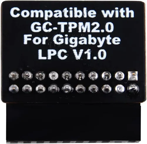 Vista 4 de TPM2.0 Módulo LPC 20Pin Módulo con Infineon SLB9665 para Gigabyte Motherboard Compatible con GC-TPM2.0