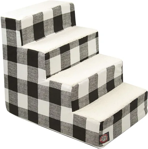Vista 13 de Majestic Pet - Escaleras portátiles para mascotas suave escalón de espuma de sherpa escalones para perros y gatos rampa para cachorros