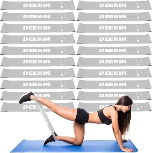 Vista 10 de DEEKIN 20 Pcs Resistance Bands Bulk Loop Resistance Exercise Bands for Working Out Stretch Yoga Starter Set Elastic Exercise Fitness Band Equipment