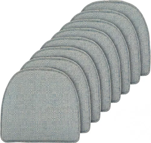 Vista 93 de Klear Vu Raindrop The Gripper - Cojines antideslizantes para silla, suaves y cómodos, almohadillas para asiento, almohadón para cocina, comedor u