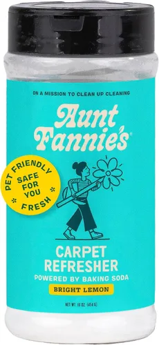 Vista 15 de Aunt Fannie's Polvo Refrescante y Desodorante para Alfombras, Eliminador de Olores Multiusos para Alfombras, Alfombras y Tapicería para Hogares